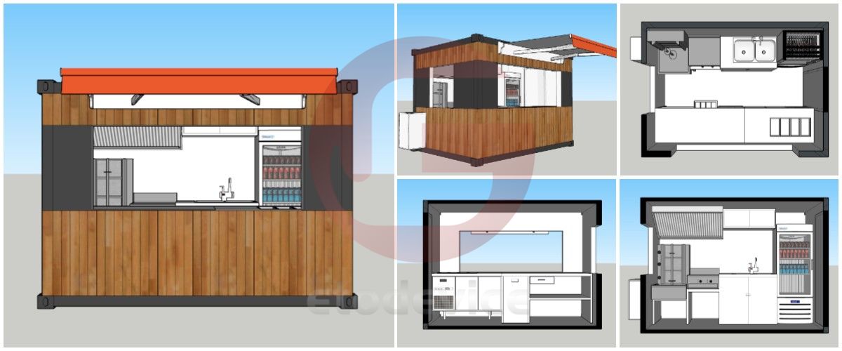 Container-Concession-Stand