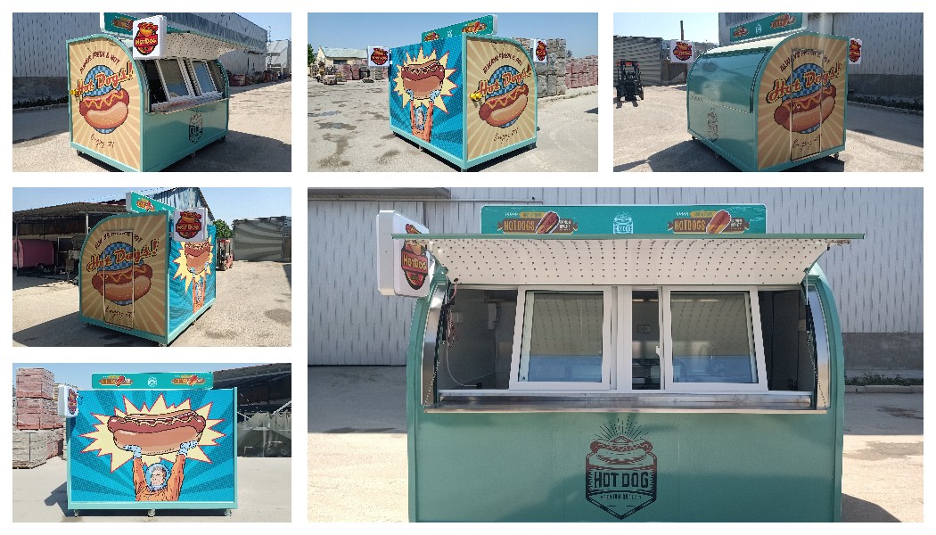 Source 4m Small Catering Trailer US Pizza Concession Stand With Flat Top  NYC Mobile Store Truck For Sale on m.