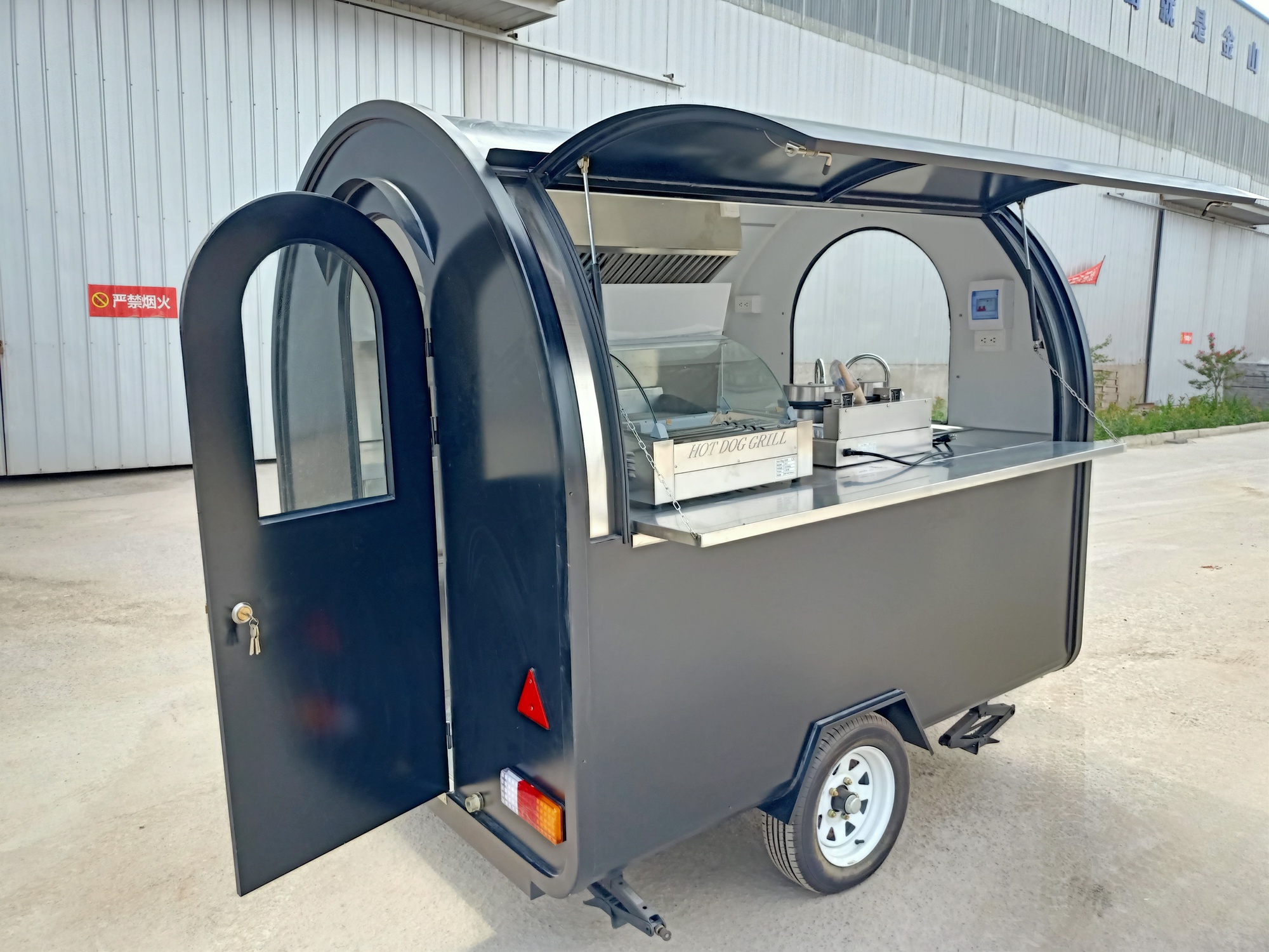 usa mobile hot dog trailer for sale