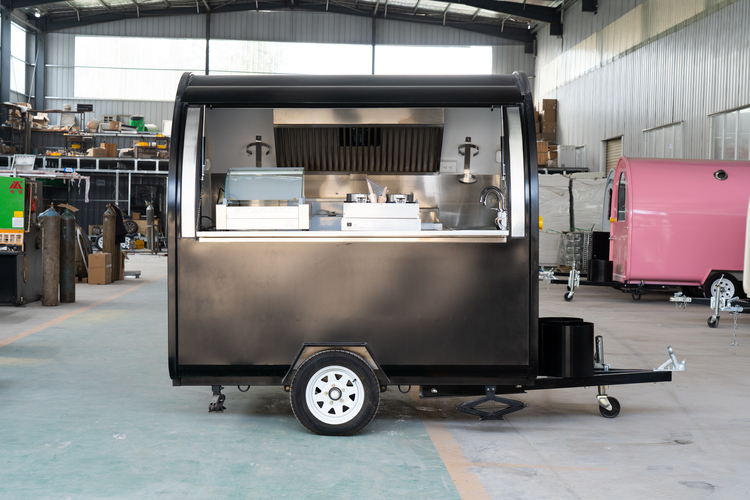 7.2ft Small Food Trailers for Coffee, Ice Cream, Bubble Tea, BBQ, Hotdog, and Street Food