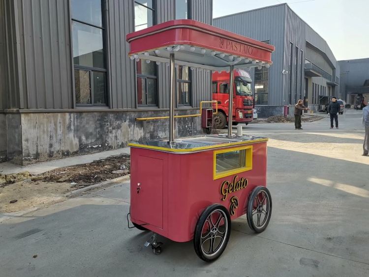 Pink Ice Cream Cart