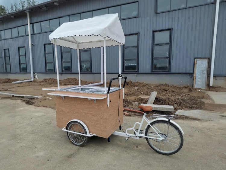 Freezer Cart on Wheels for Sale Ice Cream Bike Tricycle