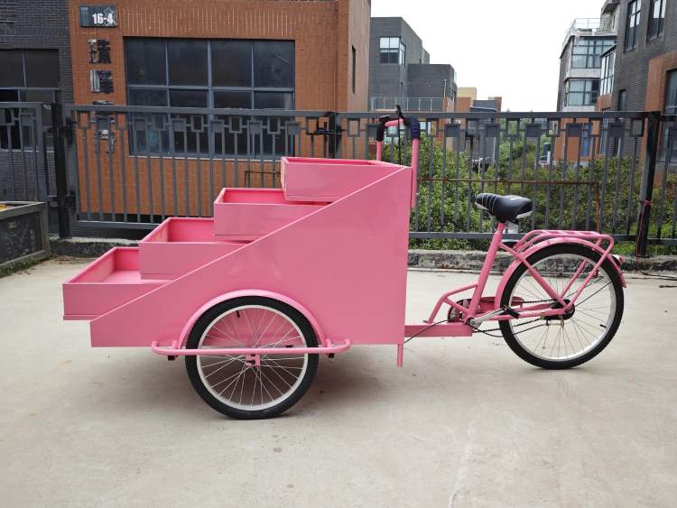 Pink Street Vendor Cart for Sale