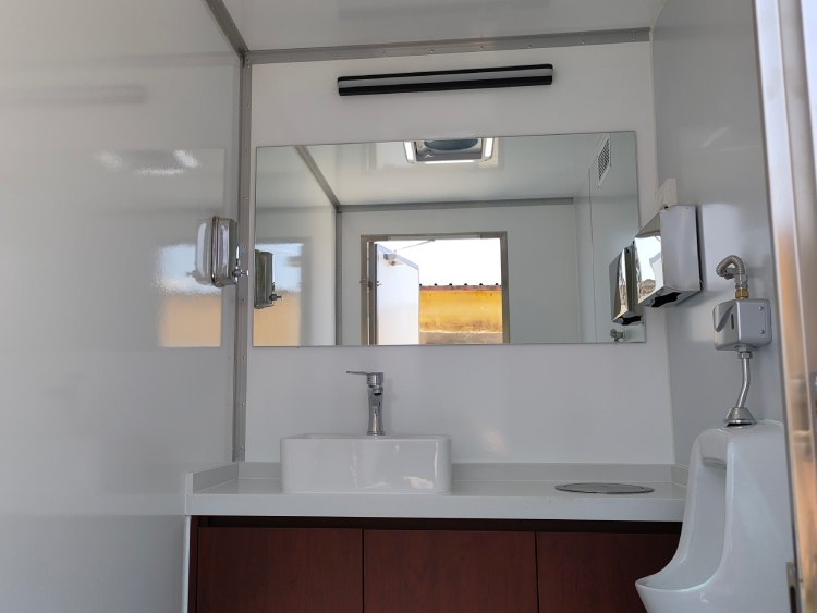 2-stall Luxury Restroom Trailer for Sale