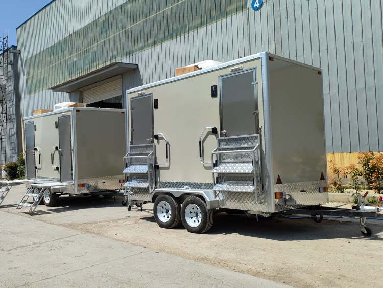 Luxury Portable Restroom Trailer