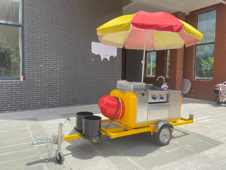 Hotdog Cart With Grill