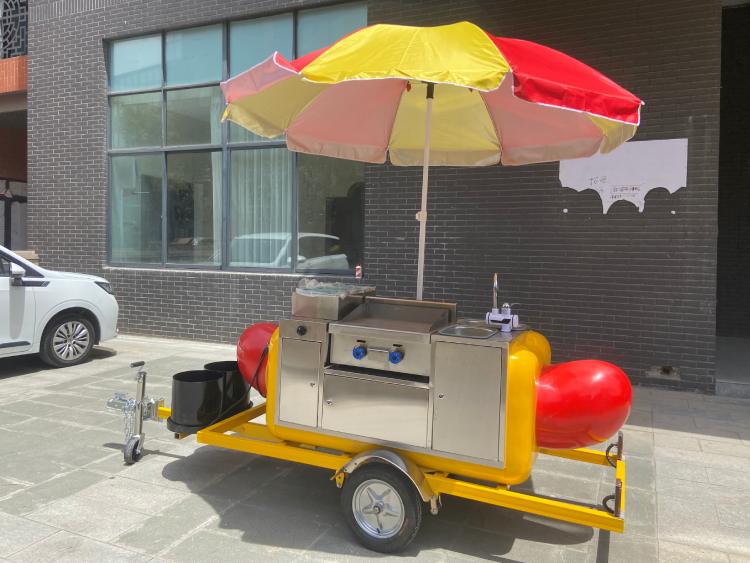 Hotdog Cart With Grill