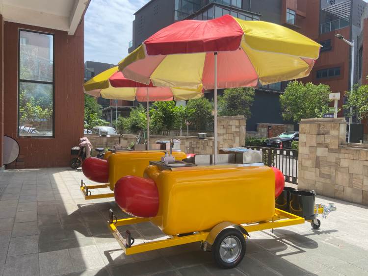 Mobile-Hotdog-Carts-with-Grill