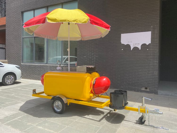 Hotdog Cart With Grill