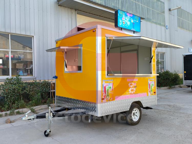 Small Mobile Smoothie Trailer for Sale