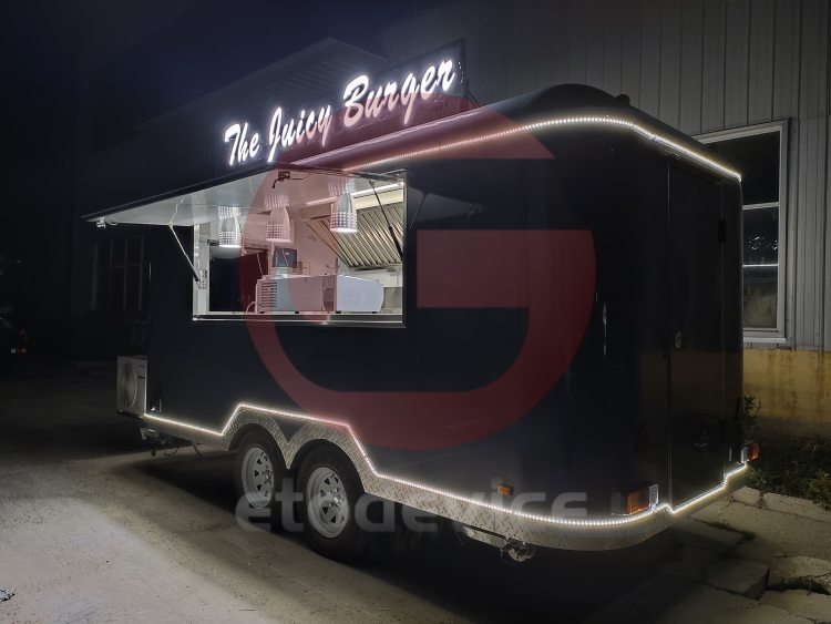 Burger Food Trailer for Sale