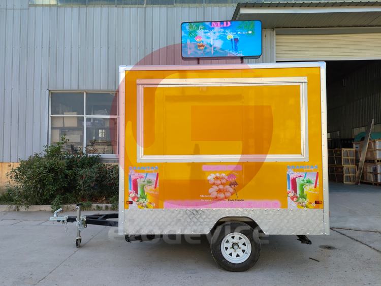 Small Mobile Smoothie Trailer for Sale