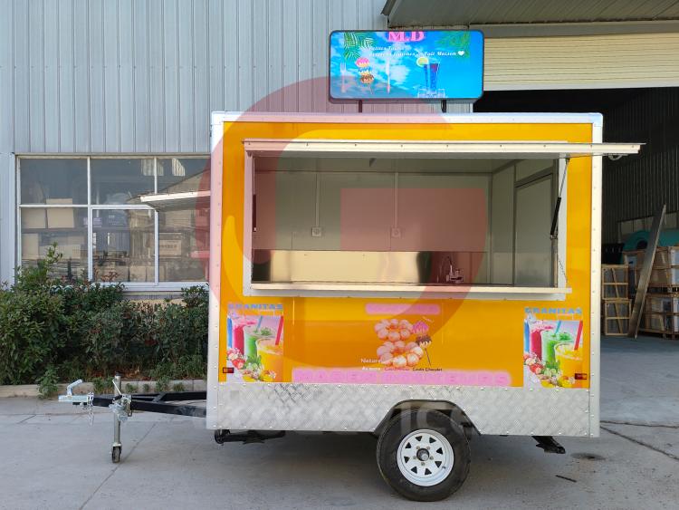 Small Mobile Smoothie Trailer for Sale