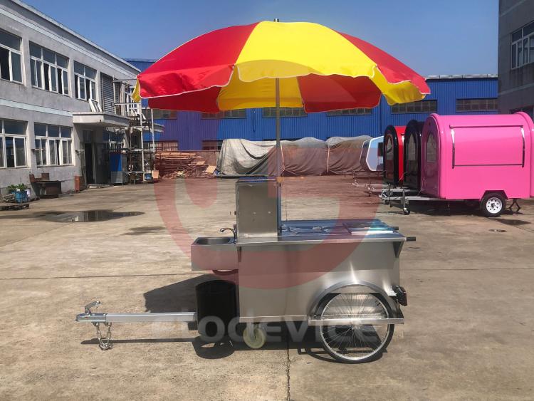 Stainless Steel Hot Dog Cart