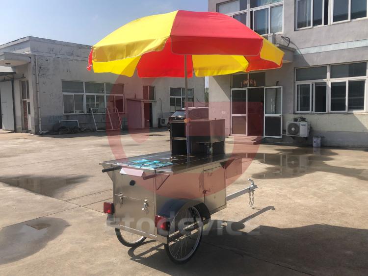 Stainless Steel Hot Dog Cart