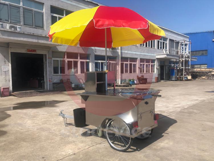 Stainless Steel Hot Dog Cart