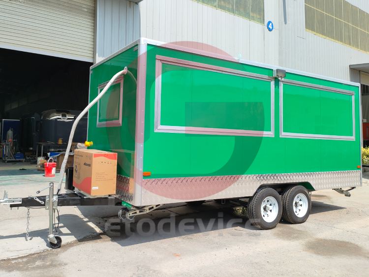 Green Food Trailer