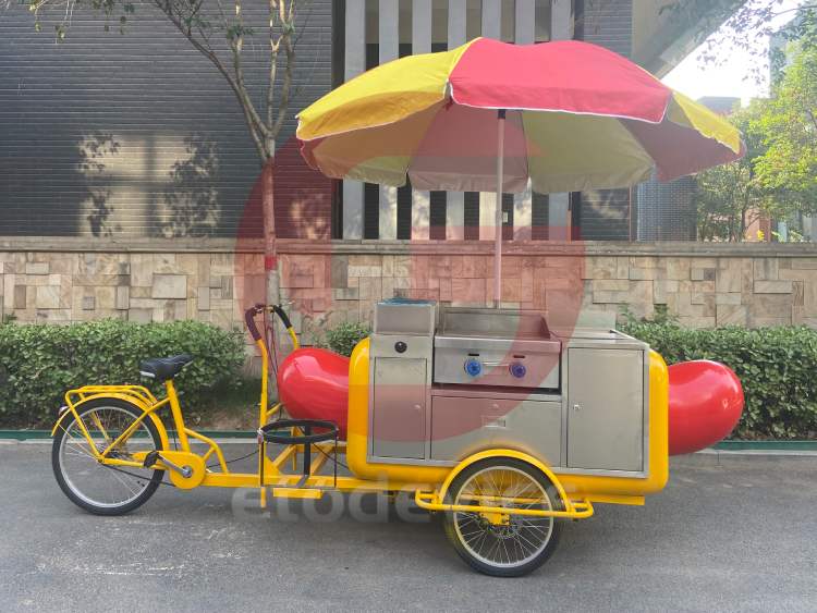 Bicycle Hot Dog Cart