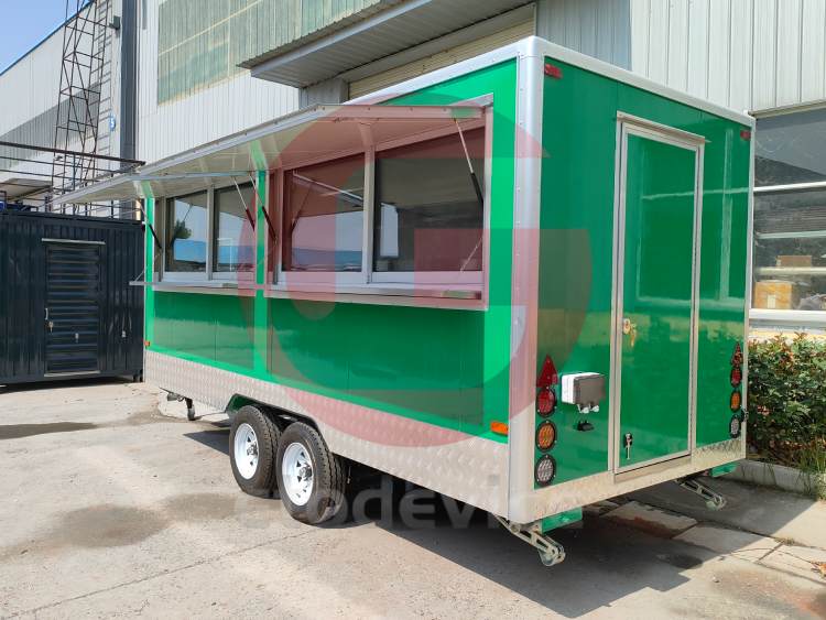 Green Food Trailer