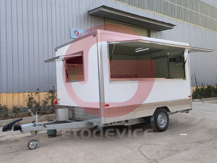 11ft White Food Trailer for Sale