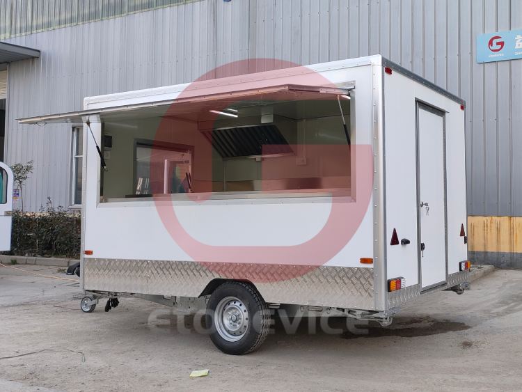 11ft White Food Trailer for Sale