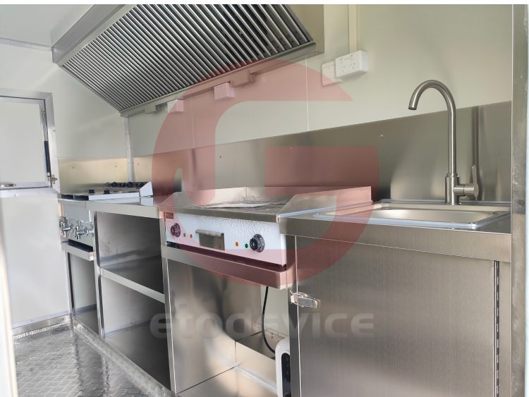 Small Mobile Kitchen Trailer for Sale